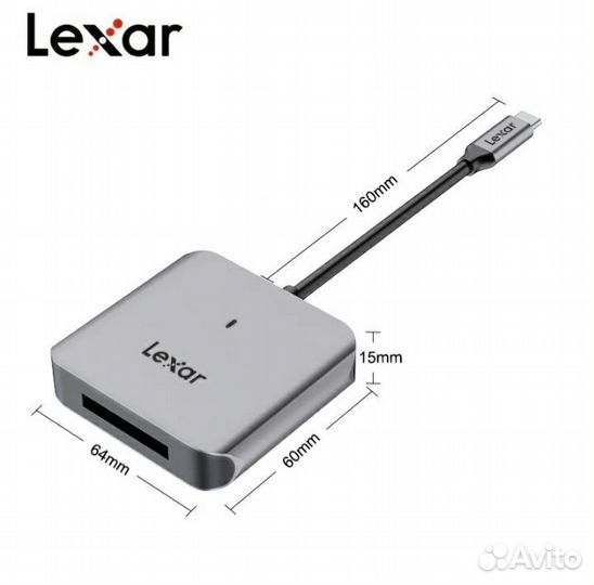 Картридер Lexar CFexpress Type B USB 3.2 Gen 2