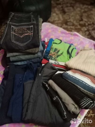 Вещи пакетом на мальчика от6 до14 лет