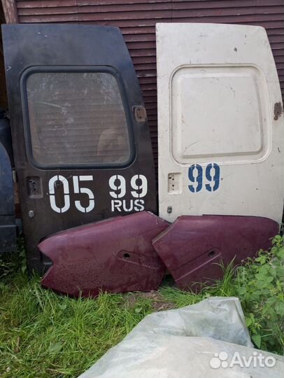 Задние двери на газель