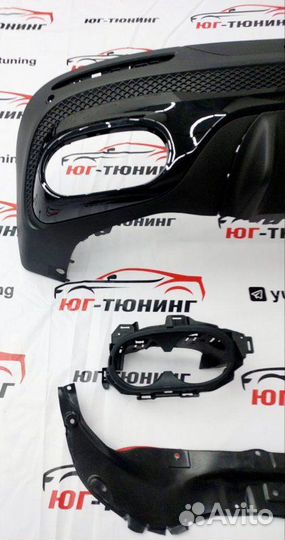 Диффузор GLB-class X247 в стиле GLB45 AMG Mercedes