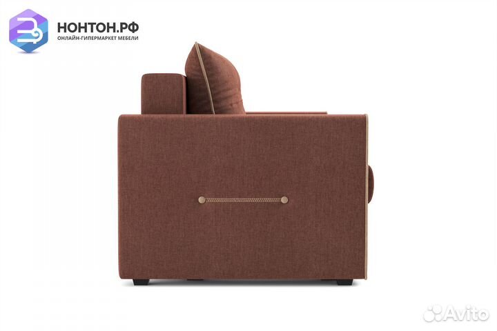 Диван еврокнижка Оригами коричневый