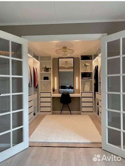 Гардеробная на заказ,шкаф в гардеробную