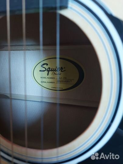 Акустическая гитара fender