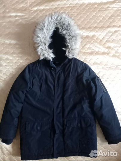 Куртка зимняя на мальчика 134 140