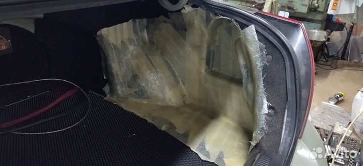 Короб сабвуфера стелс (в крыло)