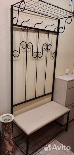 Вешалка напольная кованная