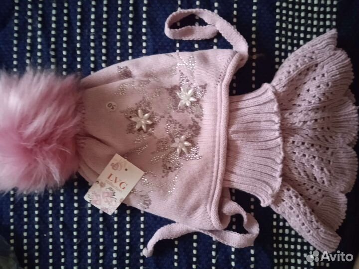 Комплект шапка и снуд