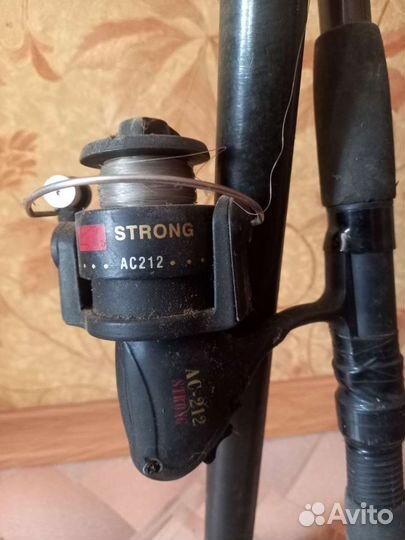 Удочка телескопическая с кольцами 4 м с катушкой