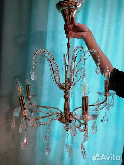 Люстра потолочная бу