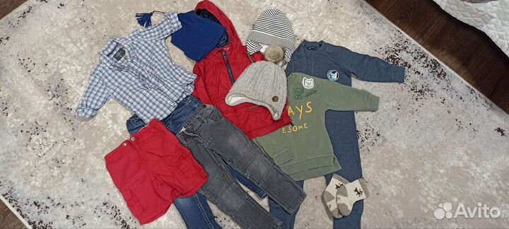 Пакет вещей на мальчика 80-86