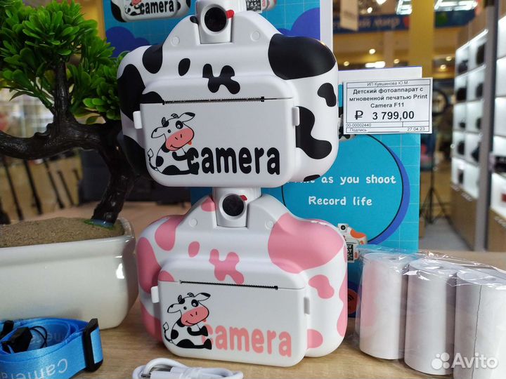 Детский фотоаппарат моментальной печати F11