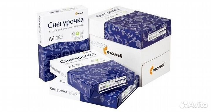 Офисная бумага А4 Снегурочка