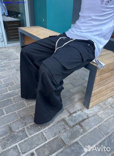 Rick Owens широкие штаны (Арт.38895)