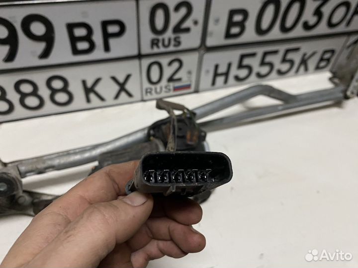 Трапеция дворников в сборе на Opel Meriva A