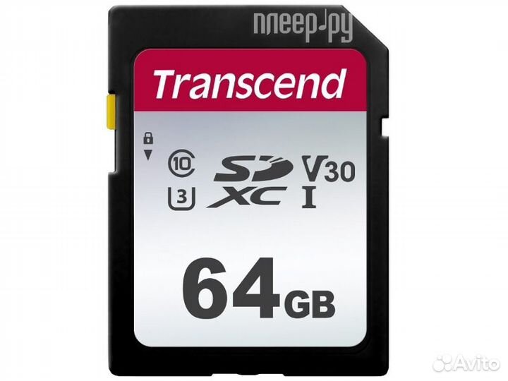 64Gb - Transcend SDC300S sdxc Class10 UHS-I U1