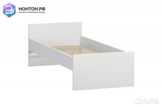 Кровать односпальная Орион белая