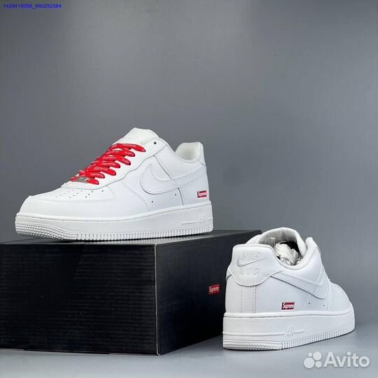 Кроссовки Nike Air Force 1 Low & Supreme (Арт.79426)