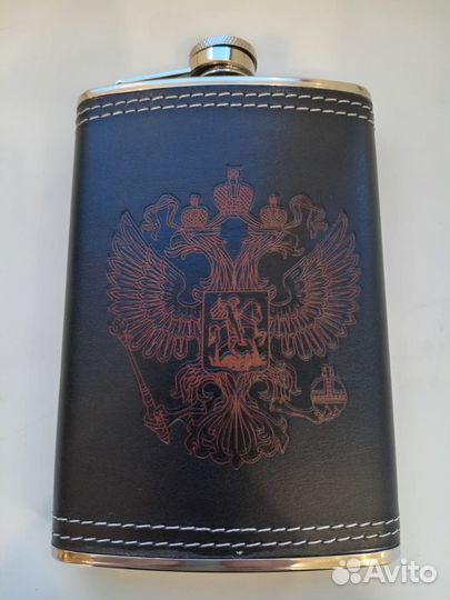 Фляжка из нержавейки Герб РФ