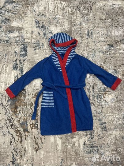 Халат махровый детский на рост 122 / 128