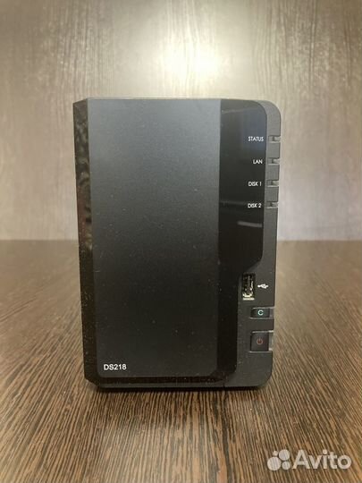 Сетевое хранилище DS218 2HDD 4Гб Synology