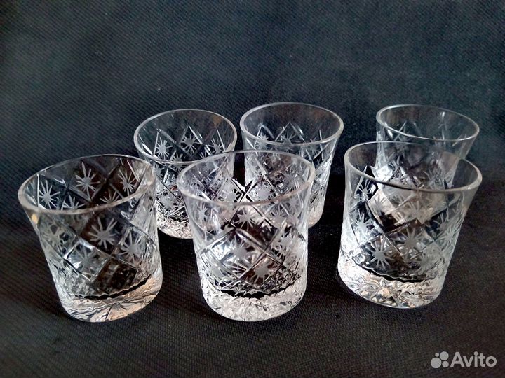 Стопки хрустальные СССР