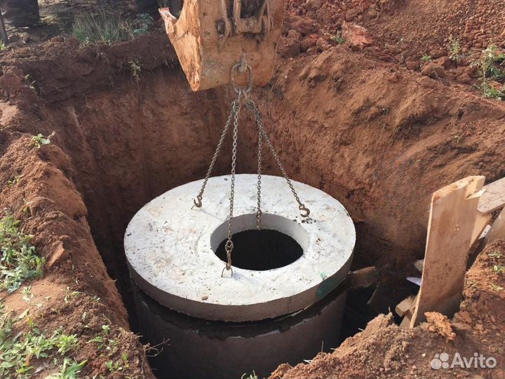 Септик под ключ Железобетонный