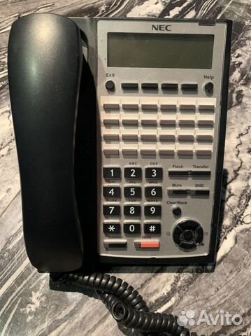 Телефон системный NEC IP 4WW-24tixh-C-TEL (BK) объявление продам