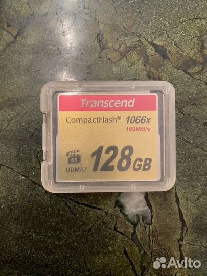 Transcend CF 128 gb 1066x 160mb/s