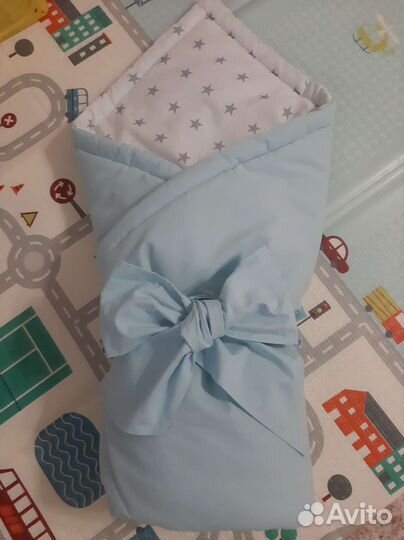 Конверт одеяло на выписку осень