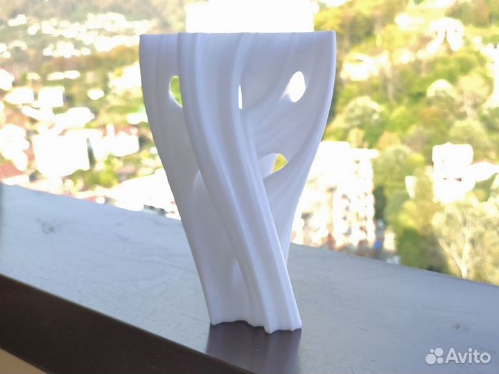 Ваза для цветов пластиковая/для сухоцветов