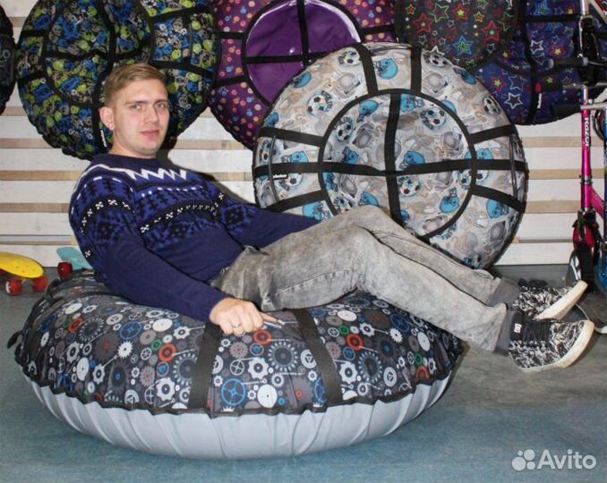 Надувные санки-ватрушки от 90 см новые в Абакане