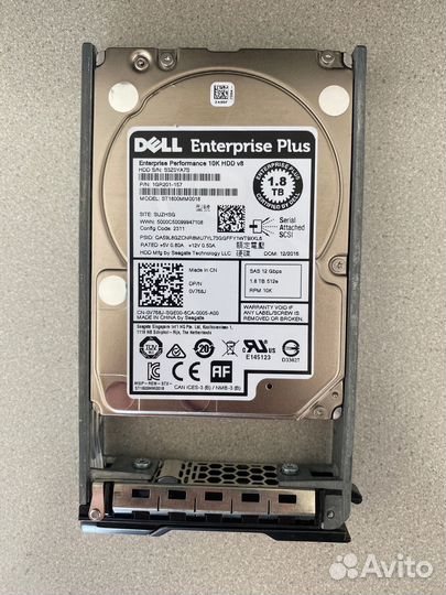 Жесткий диск новый Dell p/n 1GR201-157