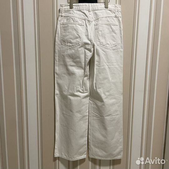 Джинсы женские Lime relaxed fit 44 S белые хлопок