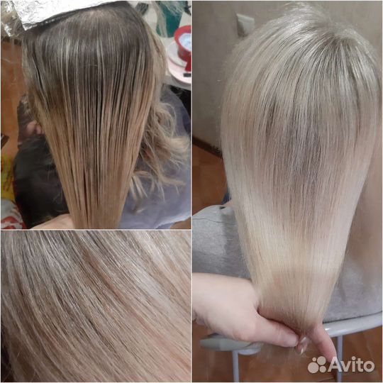 Мелирование, окраска, стрижка волос, выезд к вам
