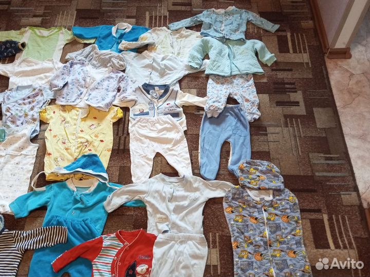 Детские вещи пакетом от 0 до года