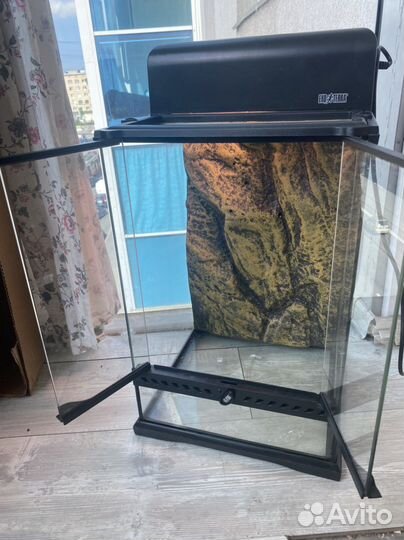 Террариум exo Terra 30х30х45 + compcat top