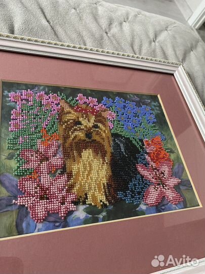 Картина из бисера ручная работа