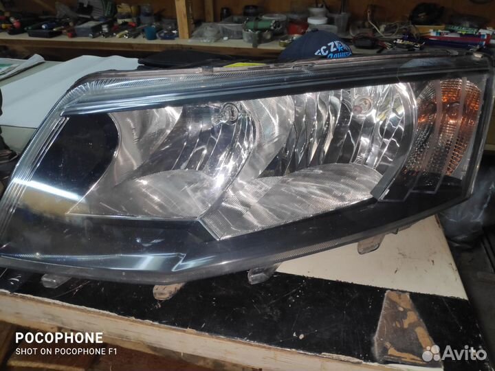 Фары scoda octavia A7 галоген