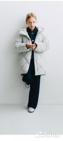 Zara. Пуховик для девочки. В наличии