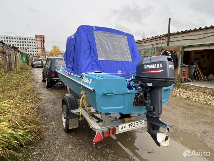 Продам Обь-3 с ямахрй25