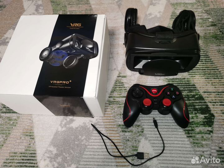 VR очки. vrgpro+, с беспроводным геймпадом