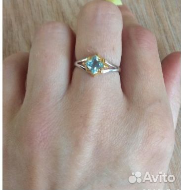 Серебряное кольцо новое