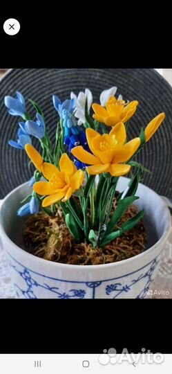 Цветы хол. Форфор