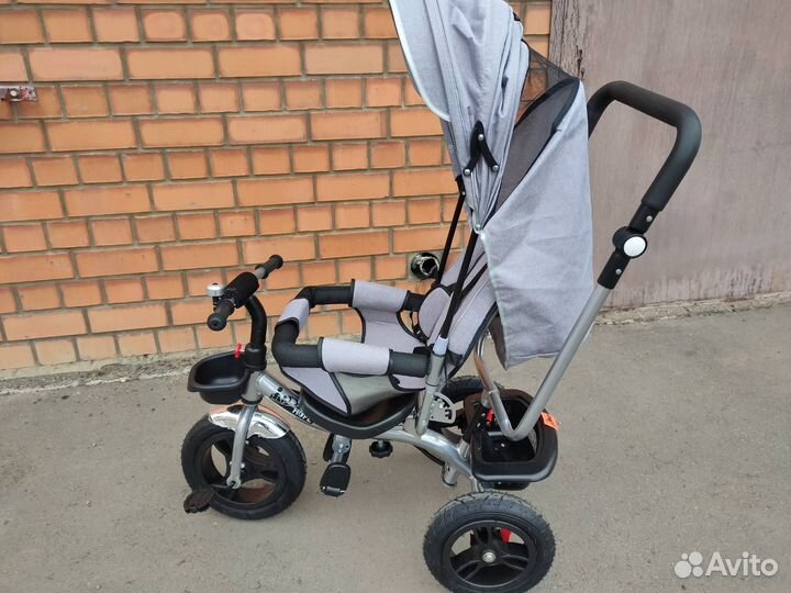 Детский велосипед с ручкой новый