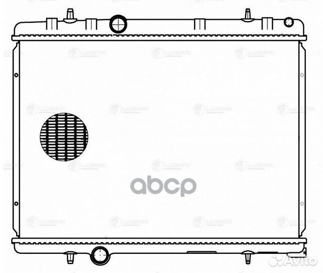 Радиатор охл. для а/м Peugeot 308 (07) /407/Cit