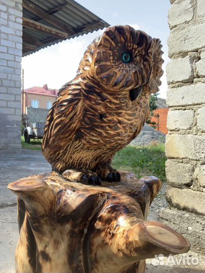 Сова из дерева
