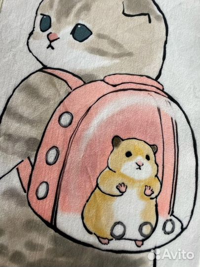 Мягкий коврик для детской с котиком