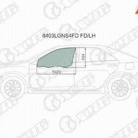 Стекло боковое опускное toyota camry europe/russia