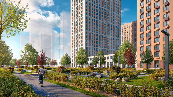 1-к. квартира, 44,1 м², 5/17 эт.