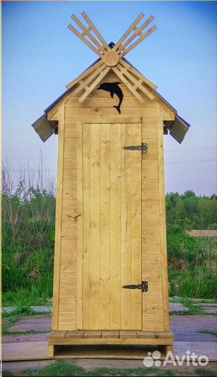 Дачный туалет с установкой Ф882